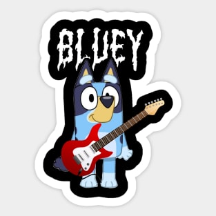 Bluey metal Sticker